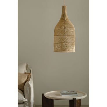 Embid Plafondlamp Natuurlijk - Zwart & ↑75 Cm Embid - Sklum