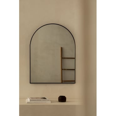 Aluminium Wandspiegel (65x85 Cm) Bolenge Zwart - Sklum