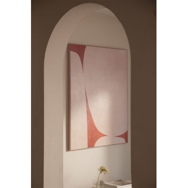 Decoratief Schilderij (100x120 Cm) Gedrukt Op Elisa Canvas Beige – Crème - Sklum