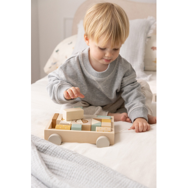 Kigoris Kids Houten Bouwstenen Bruin – Natuurlijk Hout - Sklum
