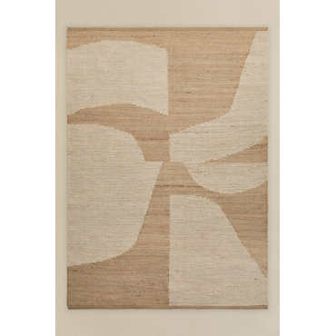 Jute En Katoen Buitenkleed Meira Natuurlijke Kleuren & 230x160 Cm - Sklum