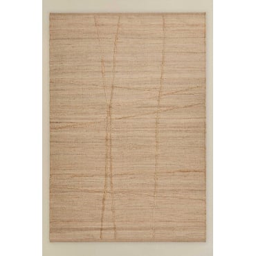 Rechthoekig Buitenkleed Van Jute En Katoen Emeline Beige - Semoline & 300 X 200 Cm - Sklum