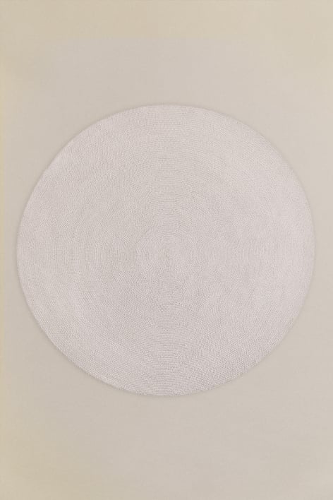 Ronde buitenkleed Ø200 cm van polypropyleen Lisandra