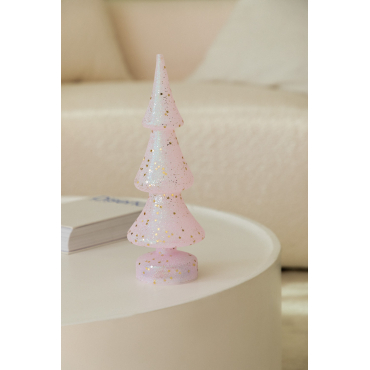 Ruby Kerstornament Suikerspinroos - Sklum