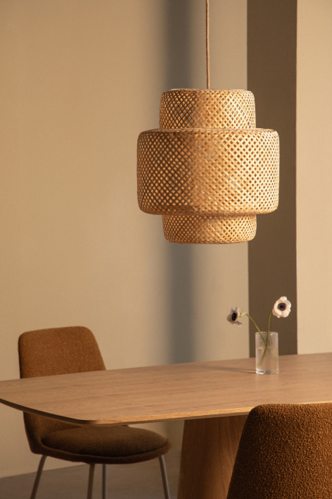 Hanglamp van bamboe Ø45 cm Lexie Natural - Natuurlijk