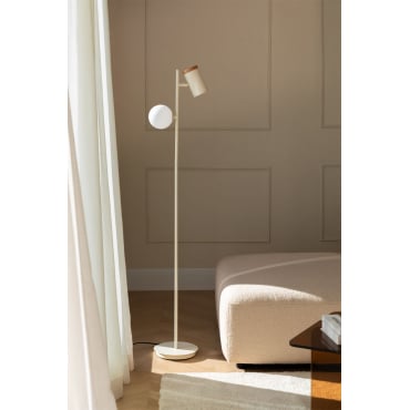 Amaranto 2-lichts Vloerlamp Tapioca Beige - Sklum
