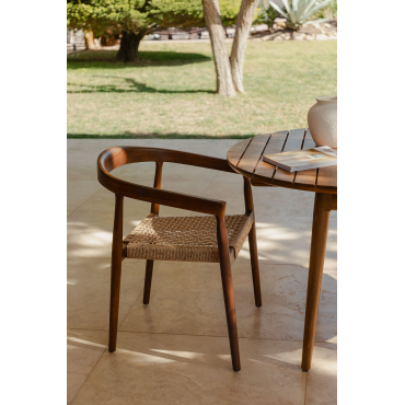 Set Van 4 Visby Teakhouten Tuinstoelen Teakhout - Sklum
