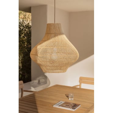 Magali Plafondlamp Natuurlijk - Zwart & Ø65 Cm Magali - Sklum