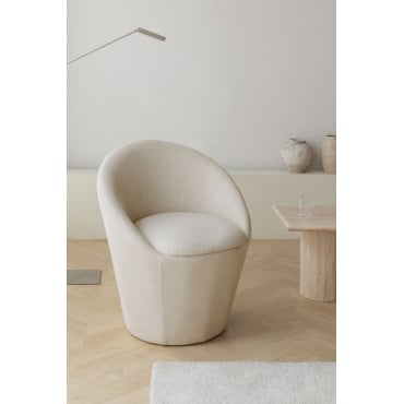 Leandro Fauteuil Stof Lichtgrijze - Sklum