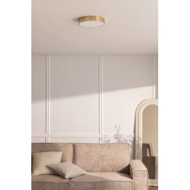 Piercy Led-plafondlamp (ø30 Cm) Goud - Sklum