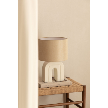 Alamani Tafellamp Gardenia Wit - Sklum