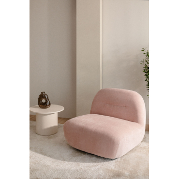 Set Van 2 Sernin Chenille Draaifauteuils Licht Make Up - Sklum