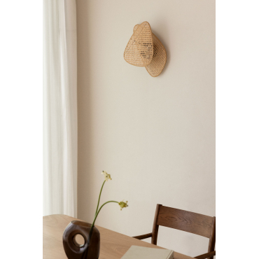 Ruly Rotan Wandlamp Natuurlijk - Sklum