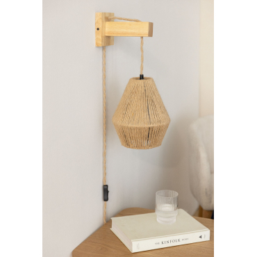 Wandlamp Kunis Natuurlijk - Sklum