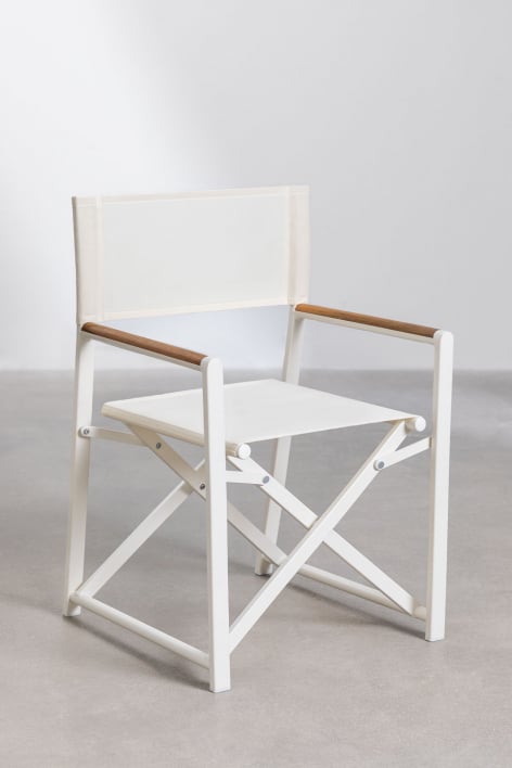 Pakket van 4 Jordana opvouwbare tuinregisseursstoelen