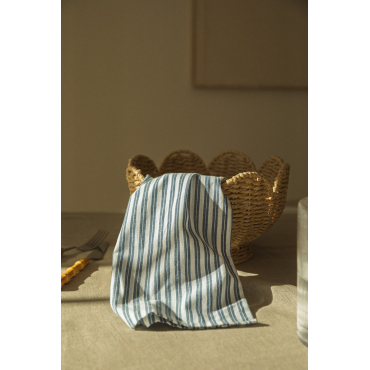 Set Van 2 Katoenen Brostil-servetten Blauw – Ultramarijn - Sklum