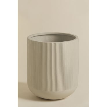 Bloempot In Polyresin Raiden Ø45 Cm - Sklum