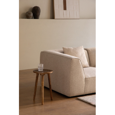 Ronde Bijzettafel In Mangohout (ø40 Cm) Nanup Mangohout - Sklum