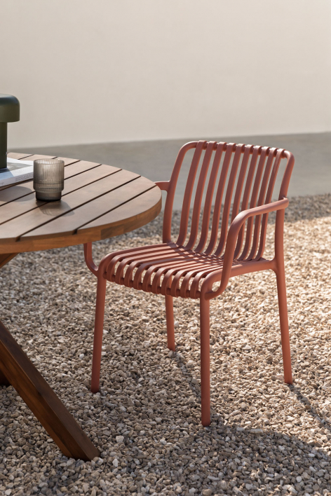 Wendell polypropyleen tuinstoel met armleuningen