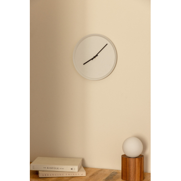 Sirdal Metalen Wandklok Wit - Sklum