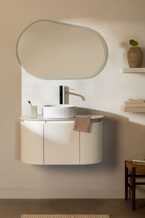 Carsone hangend badkamermeubelset van hout