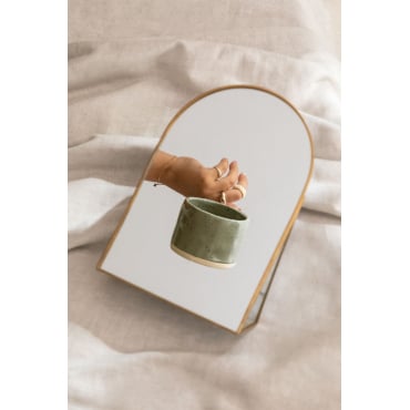 Koffiekopje 28 Cl In Steengoed Demyr Agata Grijs - Sklum