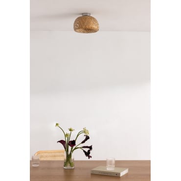 Taumper-stijl Bamboe Plafondlamp Ø30 Cm - Sklum