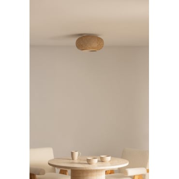 Terles Bamboe Plafondlamp Marrón Bambú - Sklum