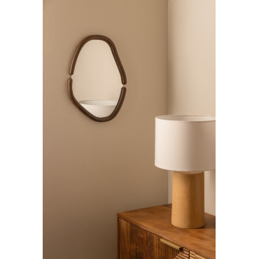 Ovale Wandspiegel In Mdf Vixidel ↑40 Cm - Sklum