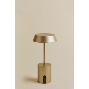 Draadloze Led-tafellamp Uliana Goud - Sklum