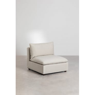 Estefan Style Stoffen Fauteuil Tapioca Beige - Sklum