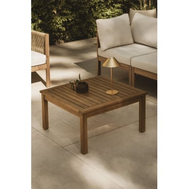 Vierkante Tuintafel 65x65 Cm Van Acaciahout Branson Acacia Bruin - Sklum