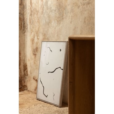 Decoratief Schilderij Gedrukt Op Canvas (50x70 Cm) Carsen Beige – Crème - Sklum