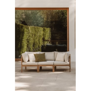 Branson 3-delige Modulaire Tuinbank Met Armleuningen In Acaciahout Acacia Bruin - Sklum