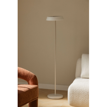 Ulenia Draadloze Led-zonnevloerlamp Tapioca Beige - Sklum