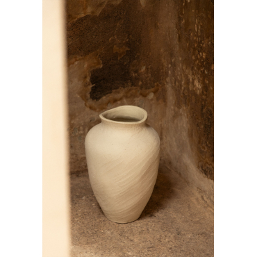 Vaas In Keramiek Gayle Beige – Crème - Sklum