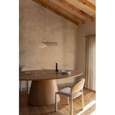 Ovale Houten Eettafel (220x120 Cm) Aura Essenfineer - Sklum