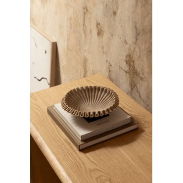Decoratieve Schaal Van Hars Irente Licht Zandbruin & Ø20 Cm - Sklum