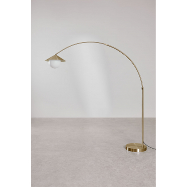 Orvina Ijzeren Vloerlamp Goud - Sklum
