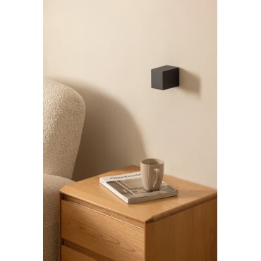 Dolton Aluminium Wandlamp Zwart - Sklum