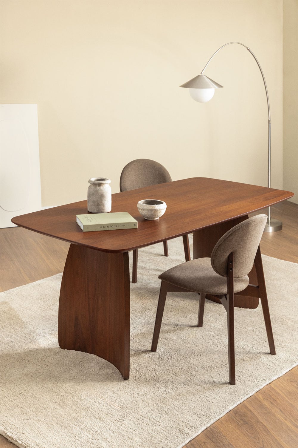 Rechthoekige eettafel voor 4 tot 6 couverts - 138,5 x 80 x 75 cm - MDF