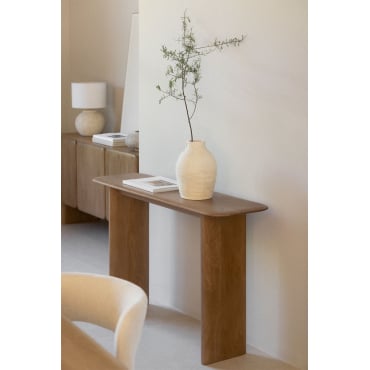 Consoletafel 120x35 Cm In Mangohout Miller Mangohout - Sklum