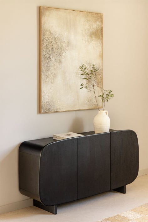 Agathe mangohouten dressoir 160x40 cm