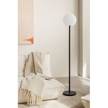 Draadloze Led-vloerlamp In Ijzer Kiemery Zwart - Sklum