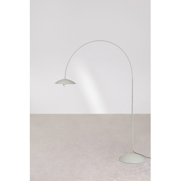 Lomira Ijzeren Buiten Vloerlamp Groen – Khaki - Sklum