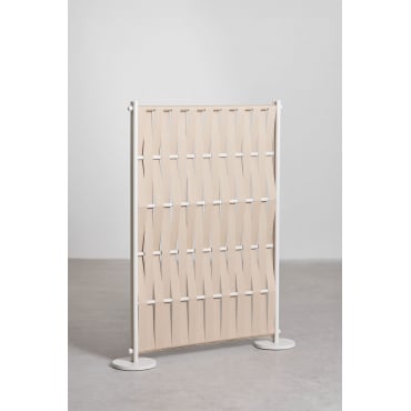Verpakking Van 2 Aluminium En Touw Schermen Tunas Beige Amandelroos & 105 X 150 Cm - Sklum