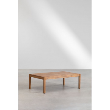 Rechthoekige Salontafel 120x75 Cm In Melvin Acaciahout Acacia Bruin - Sklum