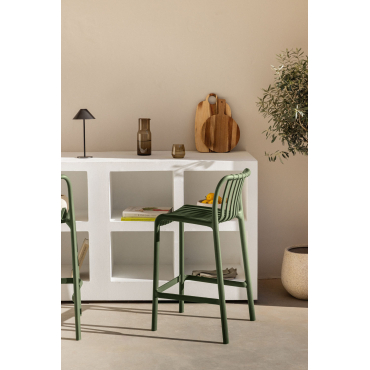 Wendell Stapelbare Polypropyleen Tuinkruk Groene Pesto & ↑65 Cm - Sklum