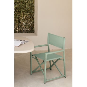 Opvouwbare Regisseursstoel Voor De Tuin Xarba Celadon - Sklum