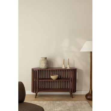 Dressoir 120x35 Cm In Dragor Acaciahout Donker Acaciabruin - Sklum